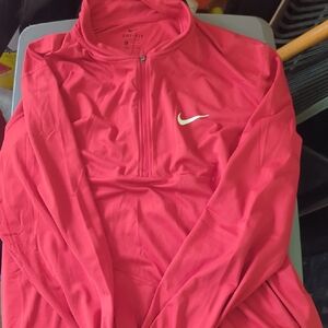 Nike Men's Red Dri-FIT Pullover